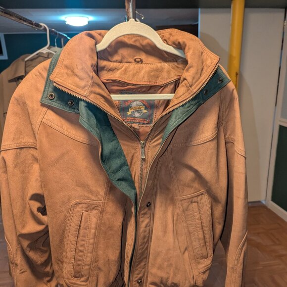 Vintage Adventure Bound Originals by Wilson Leather Jacketena sz Medium - Picture 1 of 7